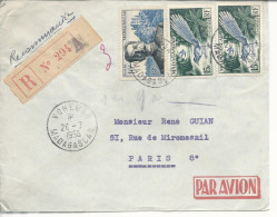 LR De Vohemar Timbres 337x2, 338 - Storia Postale