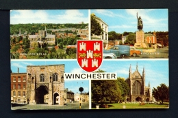 ENGLAND  -  Winchester  Multi View  Used Postcard - Winchester