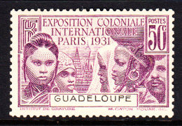Guadeloupe MH Scott #139 50c 1931 Colonial Exposition Issue - Neufs