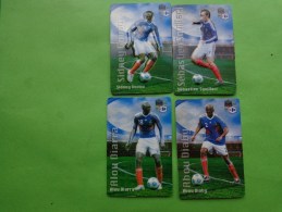 Lots De Magnets Carrefour Fff  -diaby-diarra-goujou-squillaci - Sport