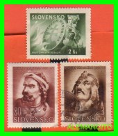 ESLOVAQUIA  ( SLOVENSKO  EUROPA  )  3 SELLOS  AÑO 1944 - Unused Stamps