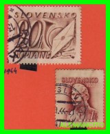 ESLOVAQUIA  ( SLOVENSKO  EUROPA  )  2 SELLOS  AÑO 1944 - Usados