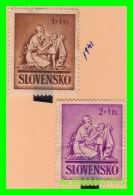 ESLOVAQUIA     ( SLOVENSKO  ) 2 SELLOS  AÑO 1941 - Unused Stamps