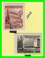 ESLOVAQUIA     ( SLOVENSKO  ) 2 SELLOS  AÑO 1943 - Ungebraucht