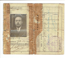 Carte D'identité Belge (passport) Falisolle 1934 - Historische Dokumente