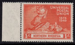 NORTHERN RHODESIA 1949 UPU Universal Postal Union Omnibus 1/- Value - Mint Never Hinged  MNH ** -  6B1090 - Noord-Rhodesië (...-1963)