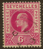 SEYCHELLES 1903 6c KEVII SG 48 U #VF34 - Seychellen (...-1976)