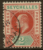 SEYCHELLES 1903 2c KEVII SG 46 U #VF43 - Seychellen (...-1976)