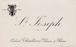 LOT DE 10 ETIQUETTES NEUVE ST JOSEPH GABRIEL THEALLIER VALENCE S/RHONE TRADE MARK - Colecciones & Series