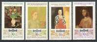 BULGARIA \ BULGARIE - 1990 - Tableaux D´artistes Etranger - 4v** (10) - Unused Stamps