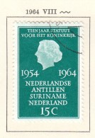 Niederlande 1964°, 10 Jahre Statut Für NL, Surinam + NL Ant. / Netherlands 1964, Used, 10th Anniv. Of Constit. - Sonstige & Ohne Zuordnung