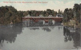 Bridge Above The Falls Montmorency Park - Chutes Montmorency