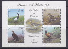 Ireland 1989 Fauna And Flora M/s ** Mnh (30668D) - Blocks & Kleinbögen