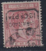 ESPAÑA/FILIPINAS 1878/79 - Edifil #51hi - VFU - MUY RARO!... - Philipines