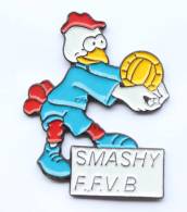 Pin's  SMASHY - F.F.V.B - Mascotte De La Fédération Française De Volley Ball - Coq - S.P. - F661 - Volleybal