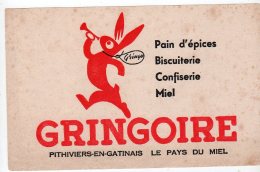 Juin16   75302    Buvard  Gringoire    Un Lapin - Pain D'épices