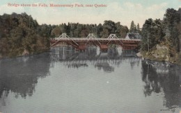 Bridge Above The Falls Montmorency Park - Montmorency Falls