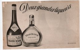 Juin16   75297    Buvard  Deux Grandes Liqueurs - Schnaps & Bier