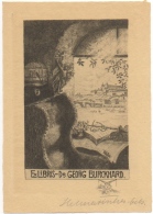 Ex-Libris. Pour Dr.Georg Burckhard. - Ex-libris