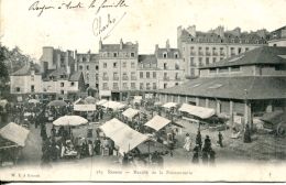 N°49997 -cpa Rennes -marché De La Poissonnerie- - Marchés