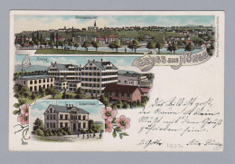 AK ZHs ZÜRICH HÖNGG 1902-01-06 Höngg Litho Léop D Guggenheim - Höngg