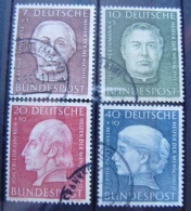 ALEMANIA FEDERAL- IVERT 57/58 SERIE USADOS ( PERSONAJES) (J 194 ) - Sonstige & Ohne Zuordnung