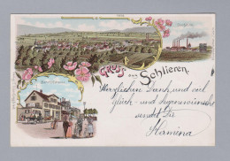 AK ZH KLOSTER FAHR 1901-05-19 Schlieren Litho Künzli #1936 - Schlieren