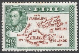 Fiji. 1938-55 KGVI. 2½d Die II MH. P14 SG 256 - Fidji (...-1970)