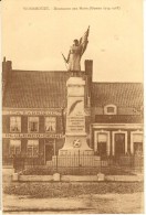 Wormhoudt-monument Aux Morts-1914-1918-magasin Farine- Declercq-cpa - Wormhout