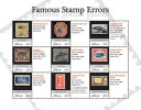 Liberia-2013-FAMOUS STAMP ERRORS - Erreurs Sur Timbres