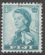 Fiji. 1954-59 QEII. 1d Used. SG 281 - Fidji (...-1970)