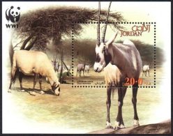 HASHIMATE KINGDOM OF JORDAN JORDANIE 2005 MNH ARABIAN ORYX WWF WORLDWIDE FUND FOR NATURE SS - Usati