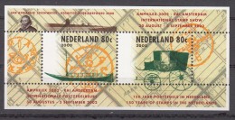 Nederland 2000 Nvph Nr 1926 Mi Nr Blok 66 ; 150 Jaar Postzegels: Trekschuit En Postkoets - Neufs