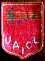 Ancien Patch à Coudre / écusson UAICL - Union Artistique Et Intellectuelle Des Cheminots De Lyon - Initiales - Ferrocarril
