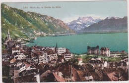 SUISSE,SWITZERLAND,SWISS, HELVETIA,SCHWEIZ,SVIZZERA ,VAUD,MONTREUX EN 1910,riviera Pays D'enhaut,lac - Montreux