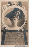 ! 1903 Madame D' Aubray Reutlinger Paris, Stempel München, Staffelei, Theater, Theatre, Schauspielerin - Théâtre
