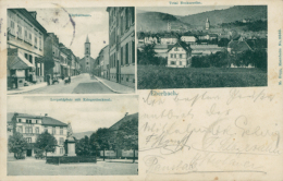 DE EBERBACH / Total Neckarseite, Kirchstrasse, Leopoldplatz Mit Kriegendenkmal / - Eberbach