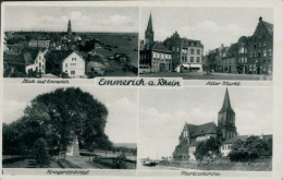 DE EMMERICH / Alter Markt, Martinskirche, Blick Auf Emmerich, Kriegerdenkmal / - Emmerich