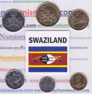 SWAZILAND  Set / Tira  6 Monedas/Coins  2.015  2015     SC/UNCirculated     T-DL-11.751 - Swazilandia