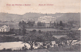 AK Gruss Aus Welchau B. Karlsbad - Velichov - Hospiz Für Unheilbare (23561) - Sudeten