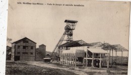 SAINT-ELOY-LES-MINES PUITS SAINT-JOSEPH ET NOUVELLE INSTALLATION(EN CONSTRUCTION ) THEME MINE - Saint Eloy Les Mines