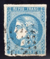 Emission De Bordeaux  N° 46B Avec Oblitération Losange  TB - 1870 Bordeaux Printing