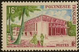 FRENCH POLYNESIA 1958 16f PO SG 10 HM #VD33 - Nuevos
