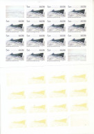 2005 Russia Stamps Centenary Of Russian Submarine Force Full Sheet Trial Colour Proof A - Feuilles Complètes