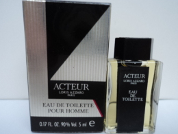 AZZARO" ACTEUR"  MINI EDT 5 ML LIRE & VOIR!! - Miniaturen Herrendüfte (mit Verpackung)