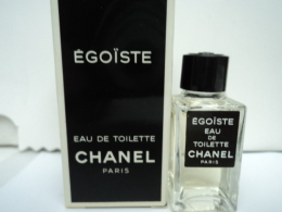 CHANEL" EGOISTE"   MINI EDT 4  ML LIRE & VOIR!! - Miniaturen Flesjes Heer (met Doos)