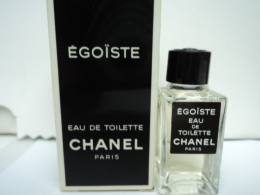 CHANEL" EGOISTE"   MINI EDT 4  ML LIRE & VOIR!! - Miniatures Hommes (avec Boite)