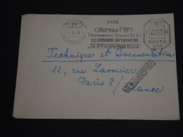 RUSSIE - Enveloppe Avec Oblitération Mécanique De Moscou En 1958 Pour La France - A Voir - L 329 - Covers & Documents