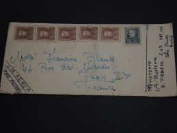 BRÉSIL - Enveloppe Pour Paris En 1961 , Affranchissement Plaisant Recto Et Verso - A Voir - L 336 - Briefe U. Dokumente