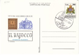 San Marino 1981. Philatelie- Il Bajocco  (6.261) - Storia Postale